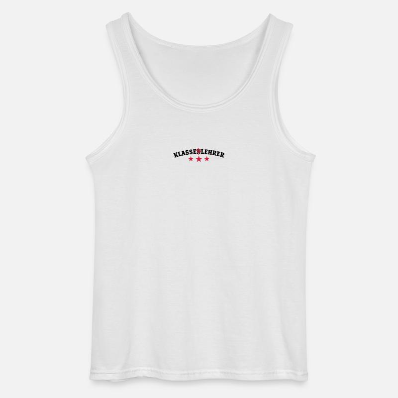 Klassenlehrer - Gildan Männer Tank Top - Weiß