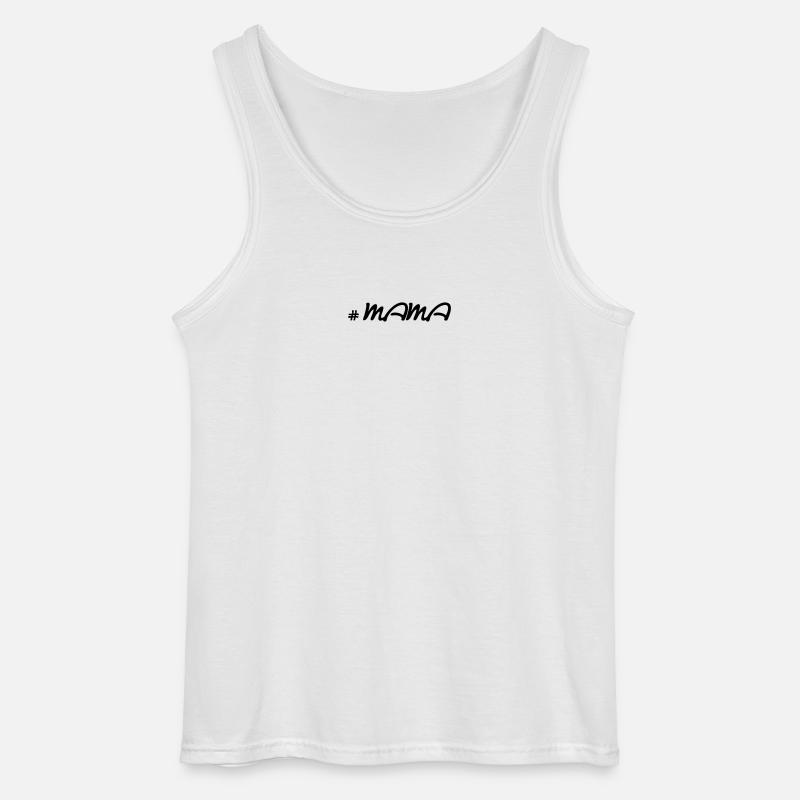 # MAMA Design - Gildan Männer Tank Top - Weiß
