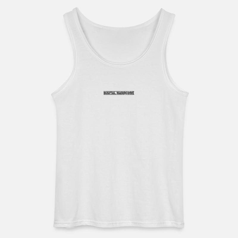 Digital Hardcore - Gildan Männer Tank Top - Weiß