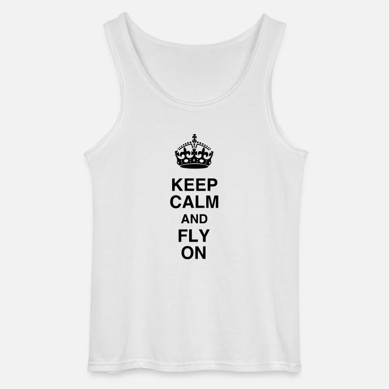 Flugzeug / Luftfahrt / Arbeit / Job - Gildan Männer Tank Top - Weiß
