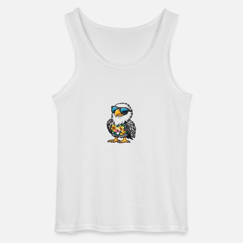 Eagle Comic Cool Summer - Gildan Men’s Tank Top - white