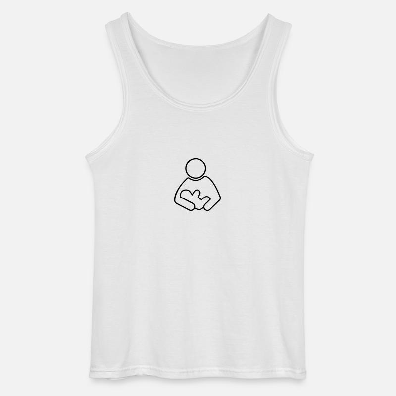 stillen - Gildan Männer Tank Top - Weiß
