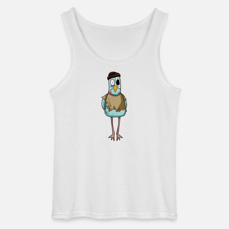 Zombie Möwe - Gildan Männer Tank Top - Weiß