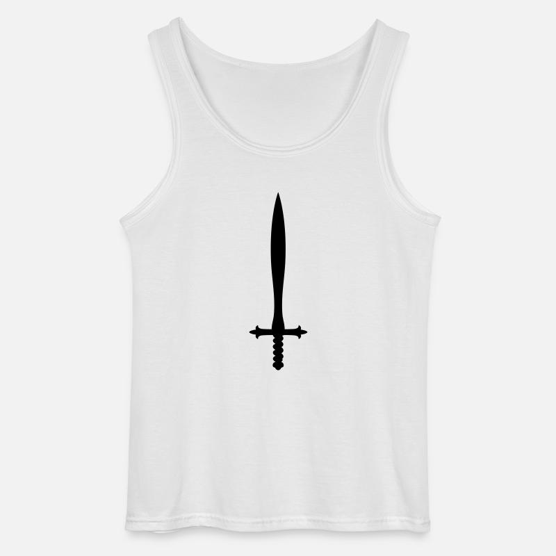 Sword uk - Gildan Men’s Tank Top - white
