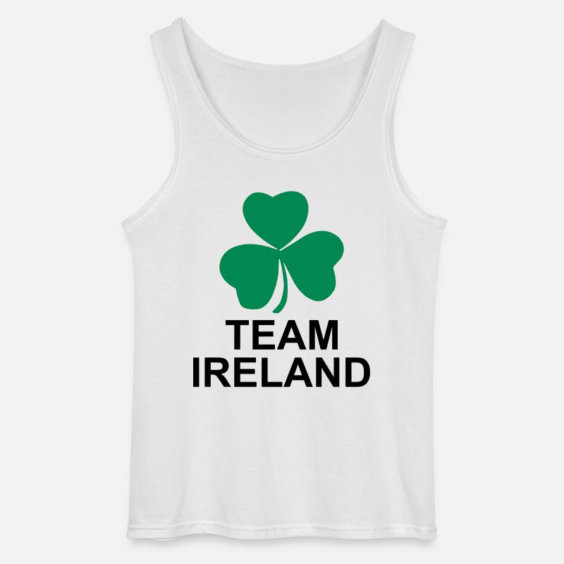 Team Ireland - Gildan Männer Tank Top - Weiß