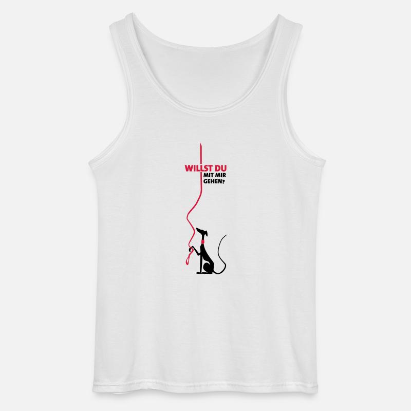 Willst Du - Gildan Männer Tank Top - Weiß