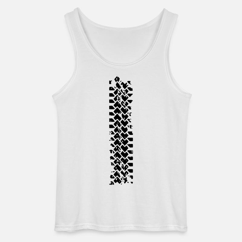 Brennen, um ein Wild sein - Gildan Männer Tank Top - Weiß