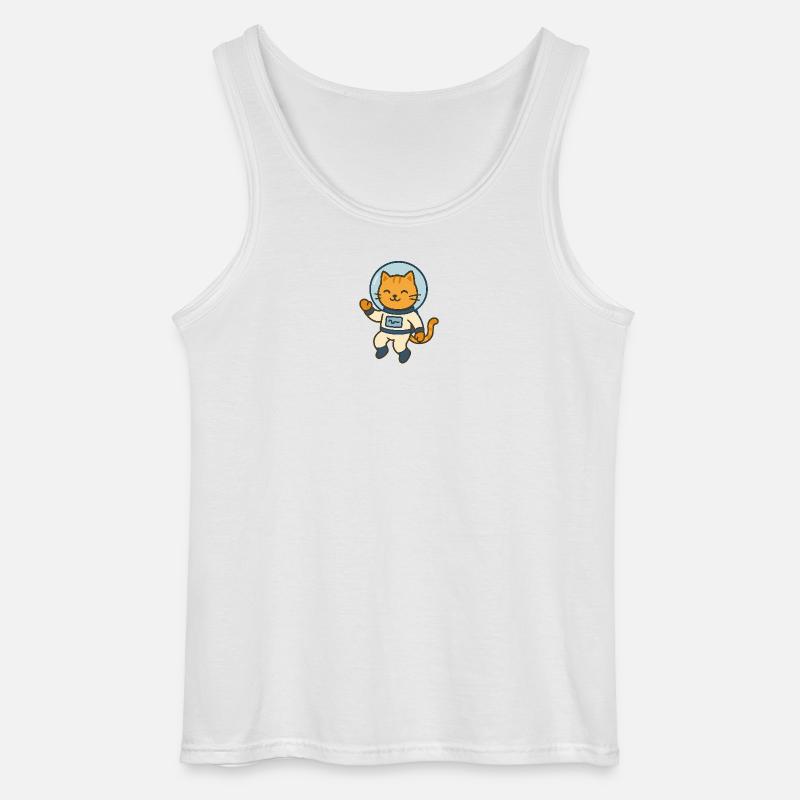 Astrochat - Débardeur Gildan Homme - blanc