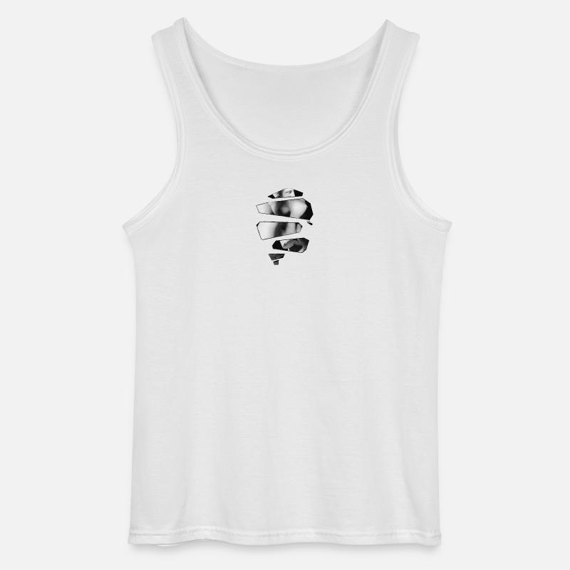 Statue - Gildan Männer Tank Top - Weiß