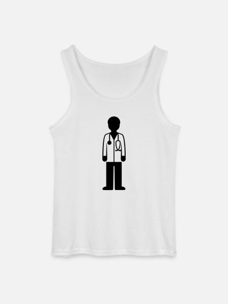 Doktor Arzt - Gildan Männer Tank Top - Weiß