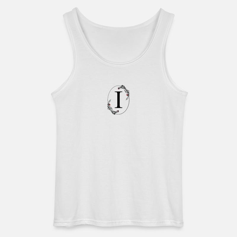 Buchstabe I - Gildan Männer Tank Top - Weiß