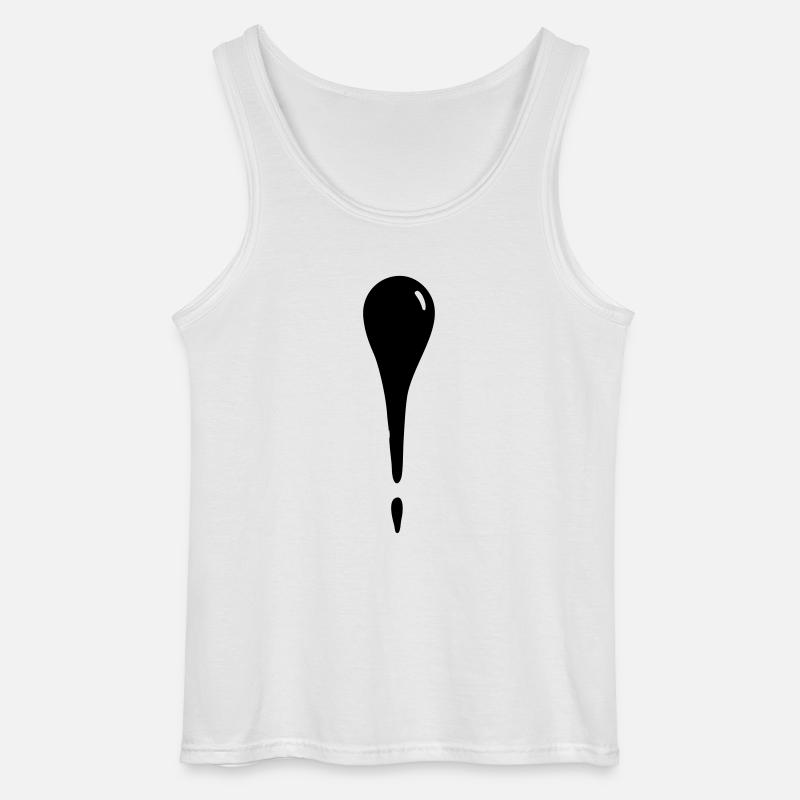 Wassertropfen - Träne - Gildan Männer Tank Top - Weiß
