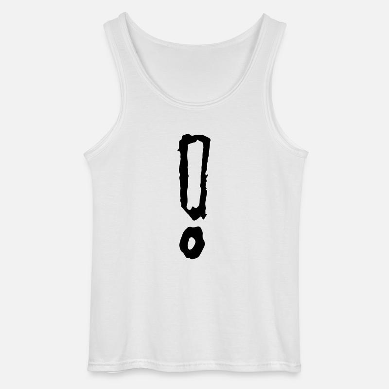 ausrufezeichen - Gildan Männer Tank Top - Weiß