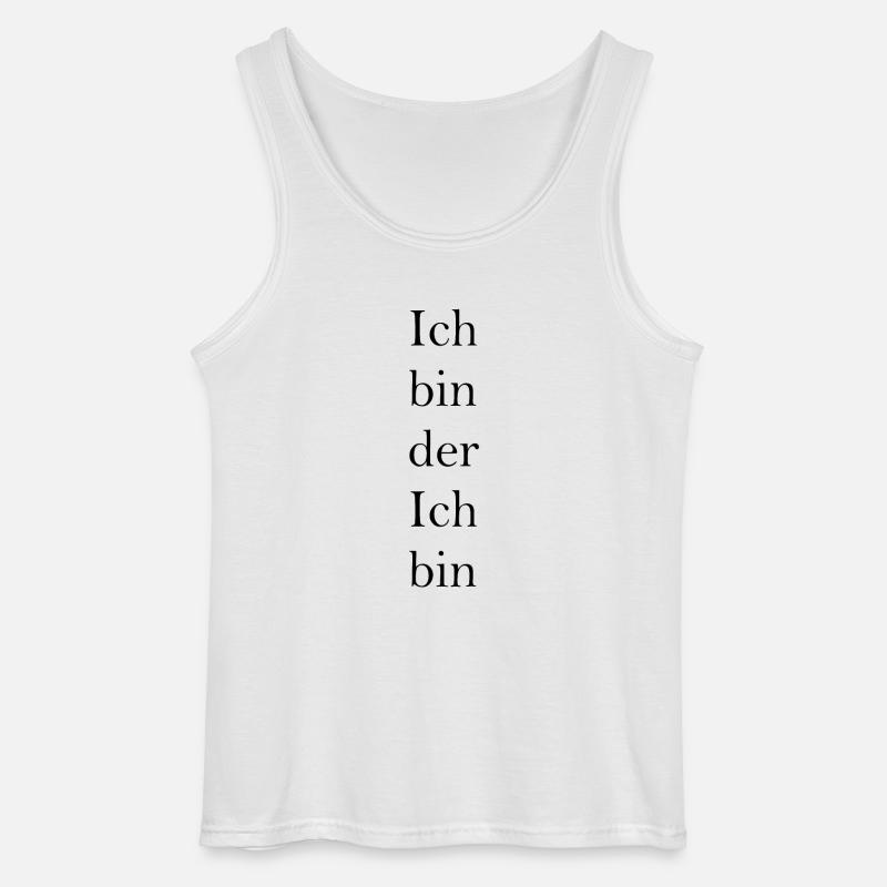 Ich bin der Ich bin - Gildan Männer Tank Top - Weiß