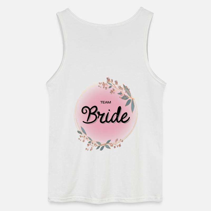 Team Bride4 - Gildan Men’s Tank Top - white