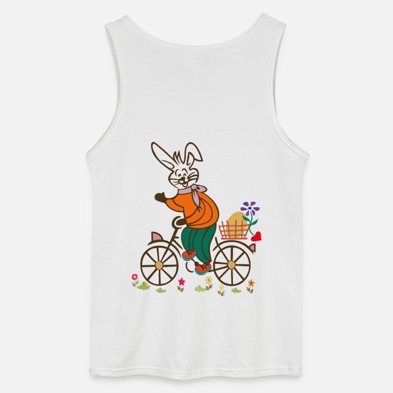 Easter , Easter Egg, Easter - Gildan Men’s Tank Top - white