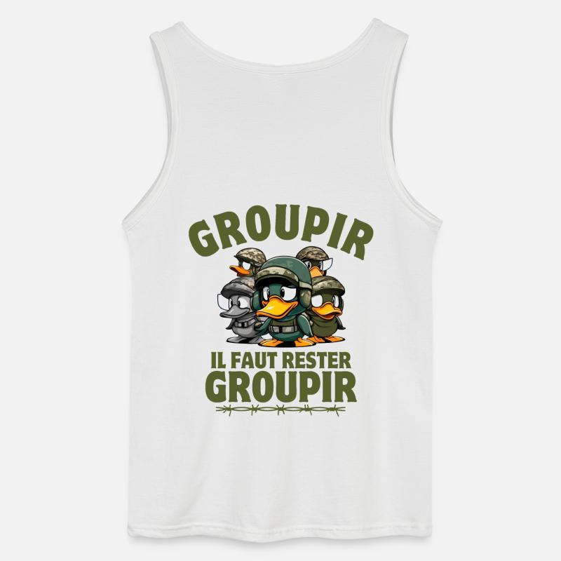 die siebte Kompanie, Tassin, Pitivier - Gildan Männer Tank Top - Weiß