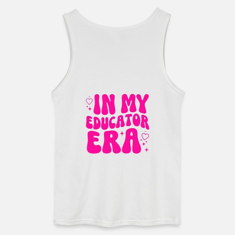 Educator Profession Training Pedagogy Gift - Gildan Men’s Tank Top - white