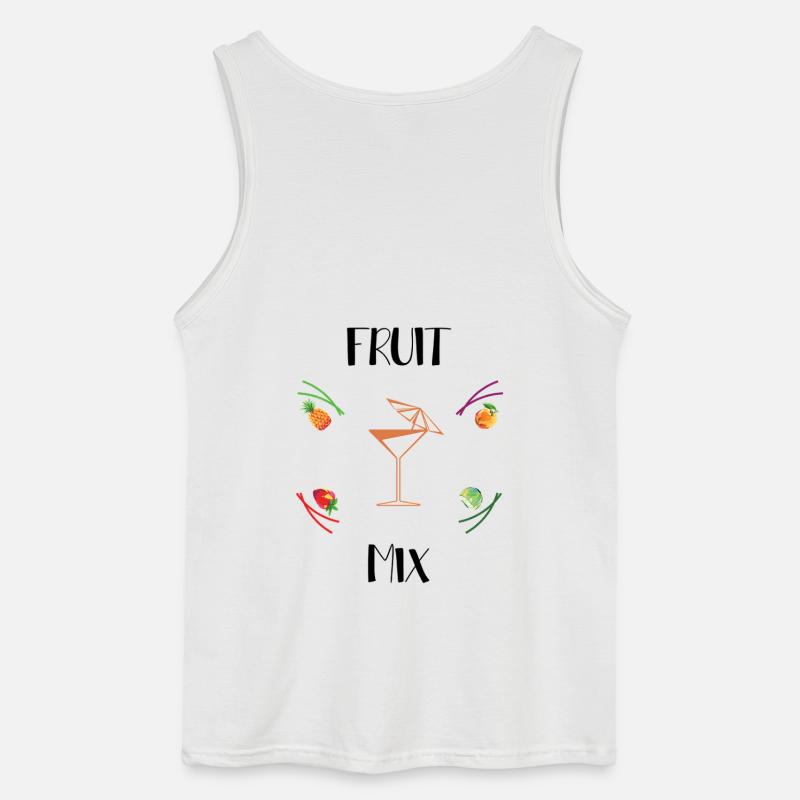 fruit mix - Gildan Männer Tank Top - Weiß