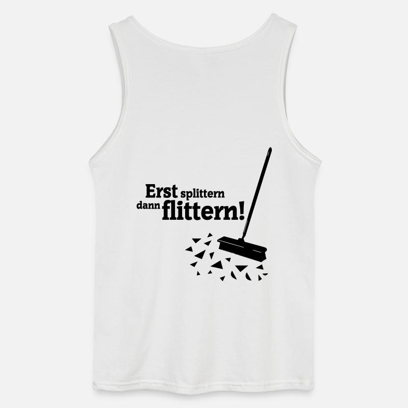Polterabend - Gildan Männer Tank Top - Weiß