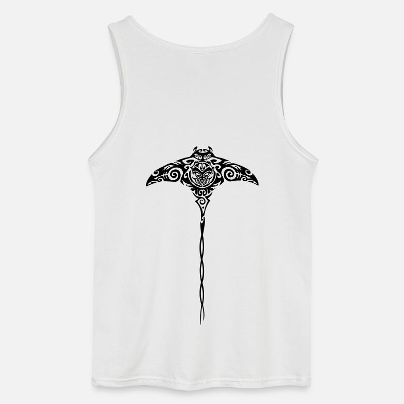 Aloha Ray - Gildan Männer Tank Top - Weiß