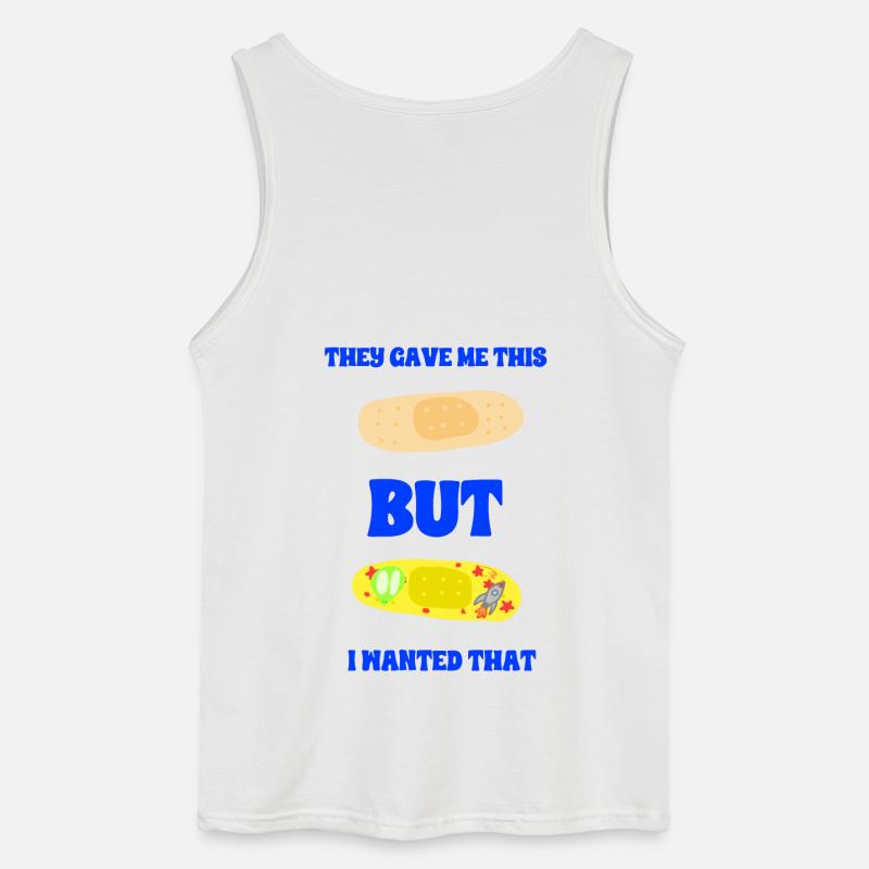 Klassisches Dressing oder Space Dressing - Gildan Männer Tank Top - Weiß