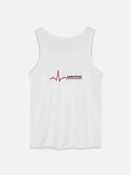 Sanitäter Schrifzug - Gildan Männer Tank Top - Weiß