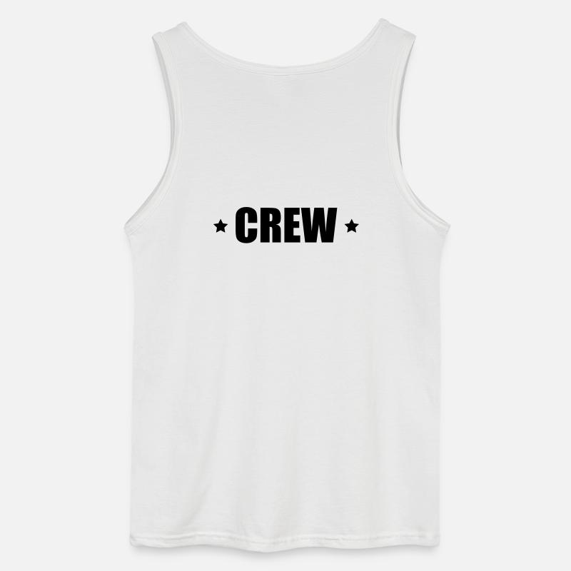 Crew mit Sterne - Gildan Männer Tank Top - Weiß