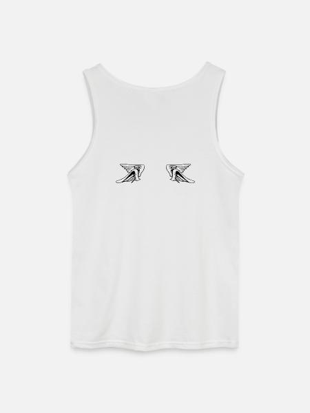 Design 14 (Flügelset, weit) - Gildan Männer Tank Top - Weiß