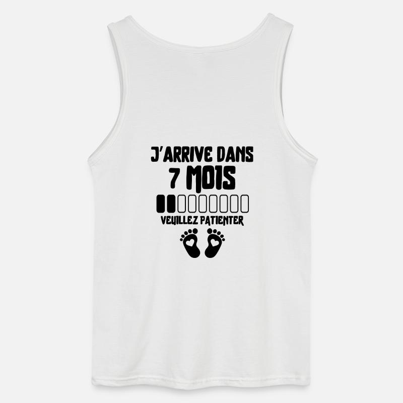 Werdender Vater, werdende Mutter, Schwangerschaft - Gildan Männer Tank Top - Weiß