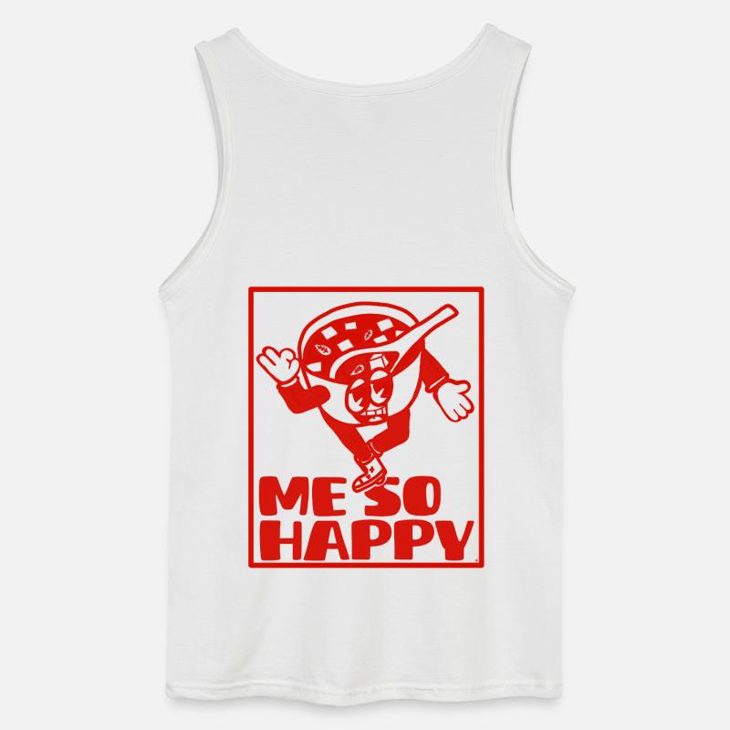 Miso Happy Suppe - Gildan Männer Tank Top - Weiß