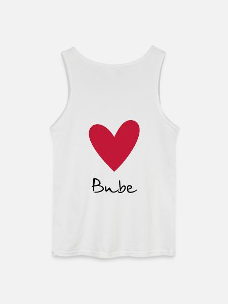 Herz Bube Herzbube Geschenk - Gildan Männer Tank Top - Weiß