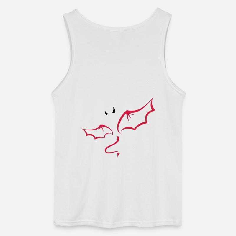 Teufel - Gildan Männer Tank Top - Weiß