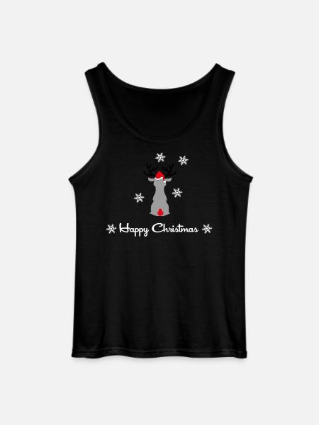 christmas - Gildan Men’s Tank Top - black