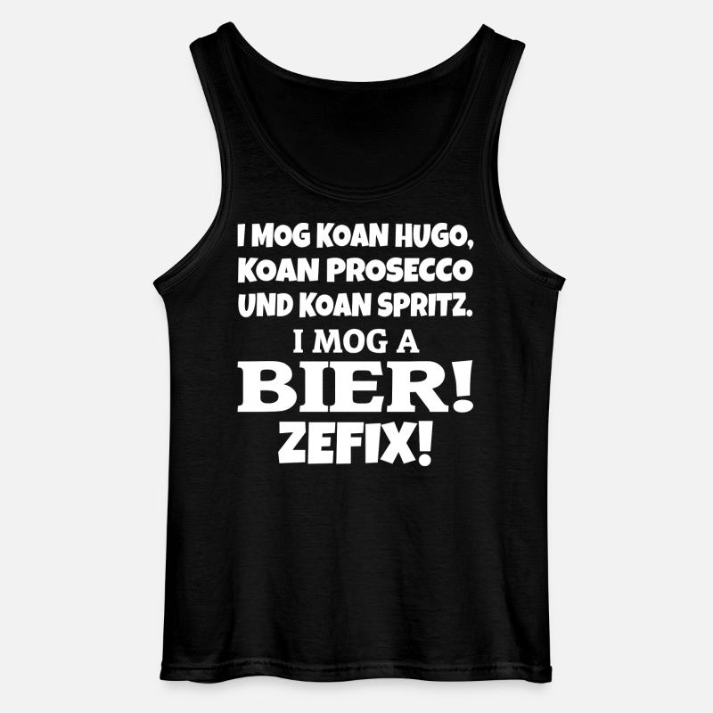 I mog a Bier - Gildan Männer Tank Top - Schwarz