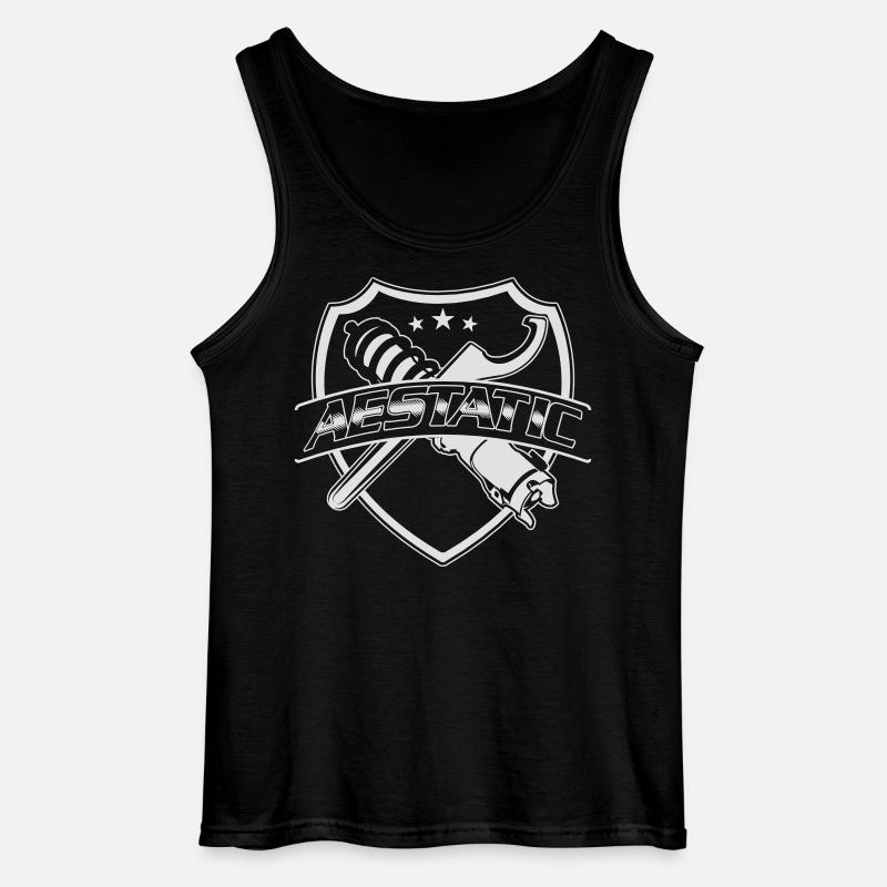 Aestatic, Static Tuner Design - Gildan Men’s Tank Top - black