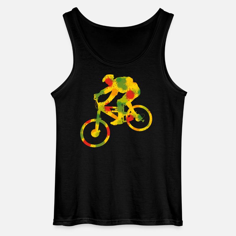 Bunter Biker - Gildan Männer Tank Top - Schwarz
