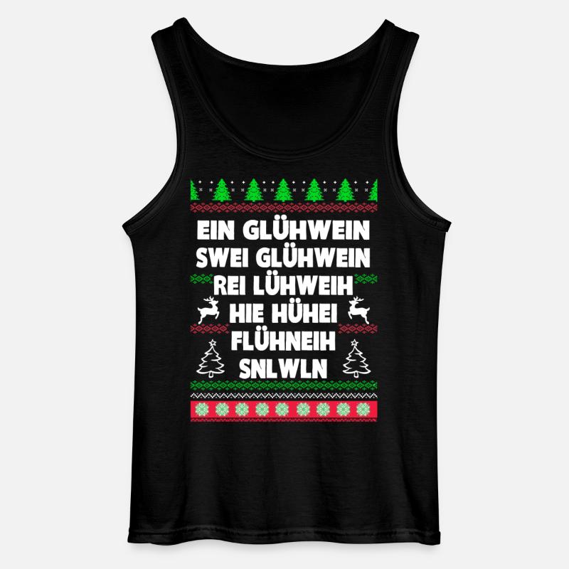Glühwein - Gildan Männer Tank Top - Schwarz