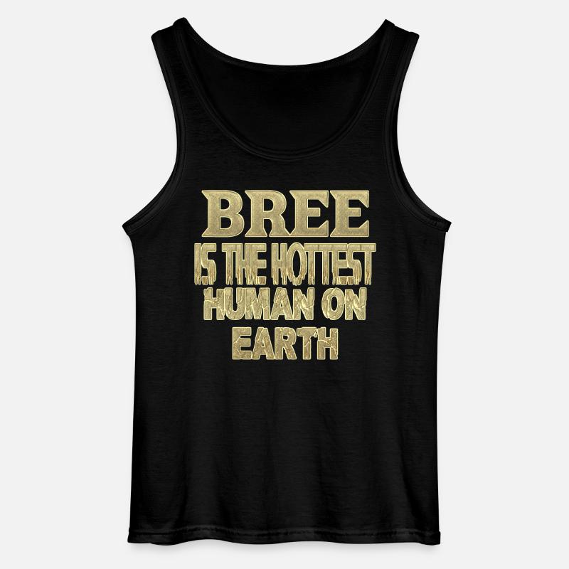 Bree - Gildan Men’s Tank Top - black
