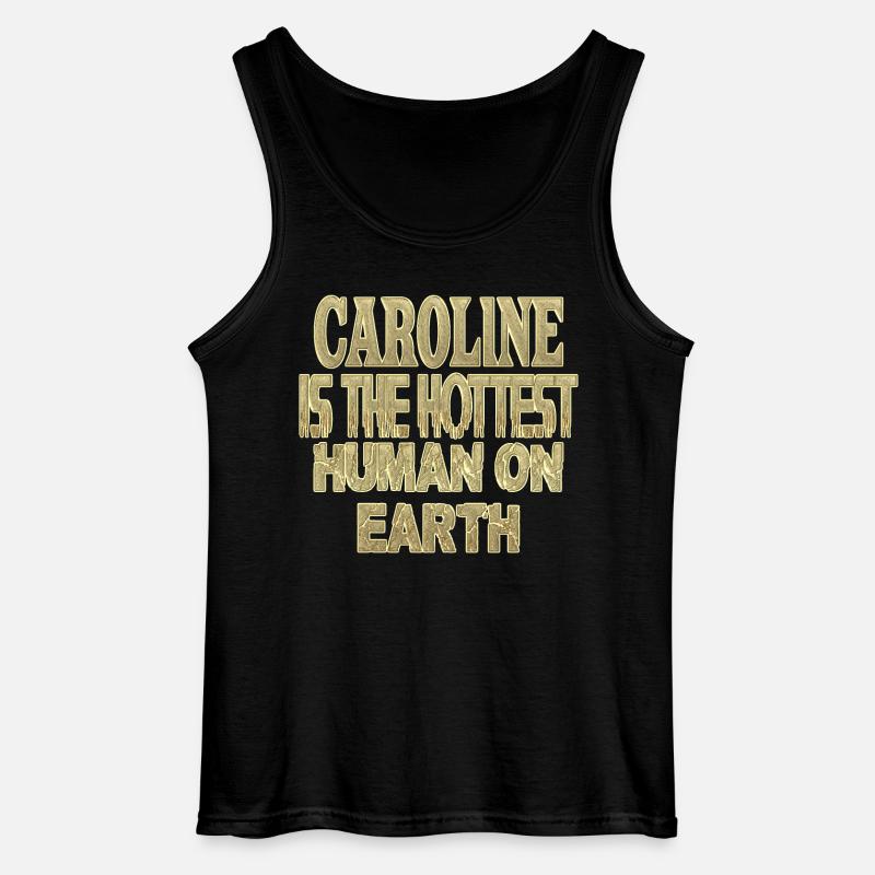 Caroline - Gildan Männer Tank Top - Schwarz