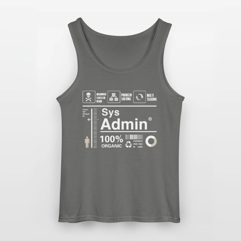 Sys admin programmier Ordinateur Nerd pc Platine cpu Débardeur Gildan Homme