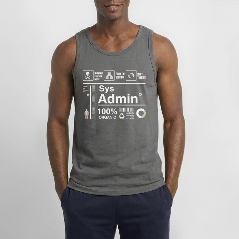 Sys admin programmier Ordinateur Nerd pc Platine cpu Débardeur Gildan Homme