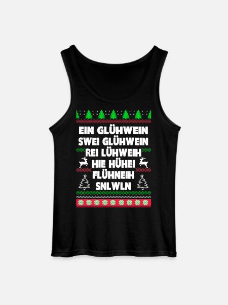 EIN GLÜHWEIN - Gildan Männer Tank Top - Schwarz