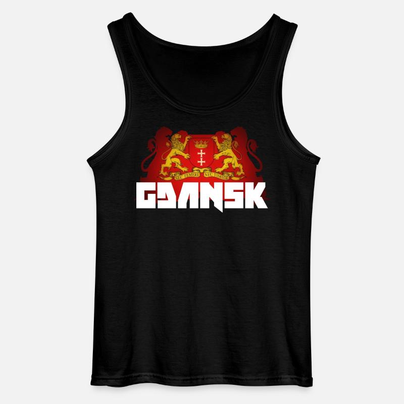Danzig - Polen - Gildan Männer Tank Top - Schwarz