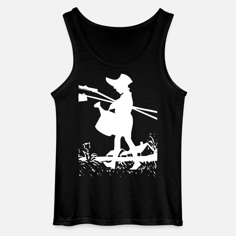 Gartenarbeit - Gießkanne - Harke - Garten - Gildan Männer Tank Top - Schwarz