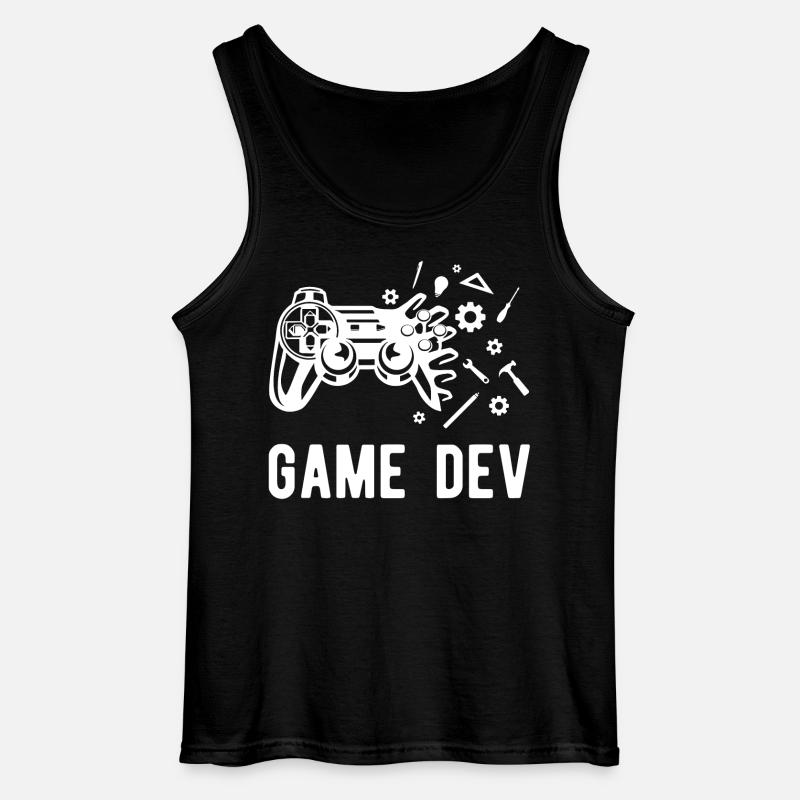 Game Dev - Gildan Men’s Tank Top - black