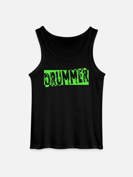 Drums Drummer Gift - Gildan Men’s Tank Top - black
