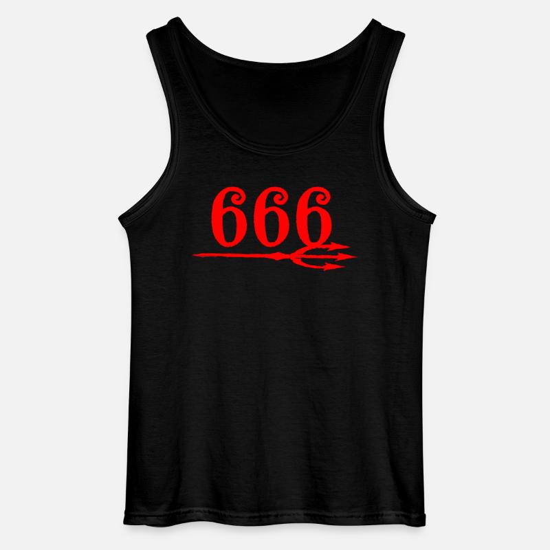 666 Devils Trident - Gildan Men’s Tank Top - black