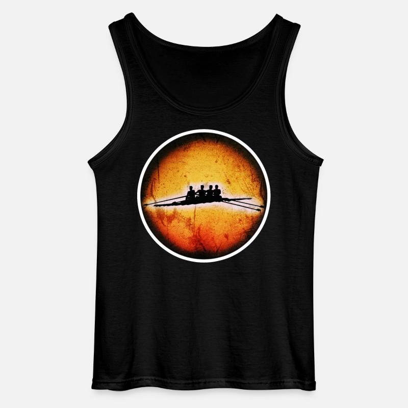 4er Ruderer - Gildan Männer Tank Top - Schwarz