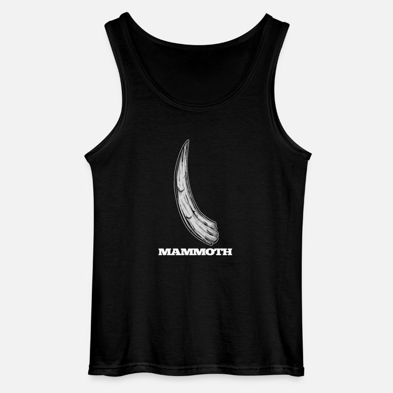 Mammut Elfenbein Stosszähne - Gildan Männer Tank Top - Schwarz